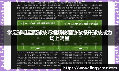 学足球明星踢球技巧视频教程助你提升球技成为场上明星